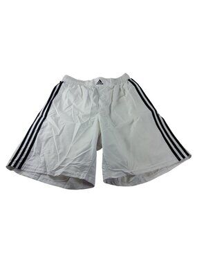 Adidas Grappling Shorts Wrestling Boxing Men's Sz.XL White/Black New